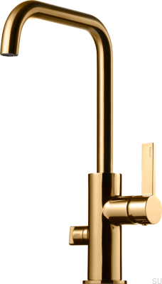 Kitchen faucet with dishwasher valve ARM984 Polished Brass Unlacquered