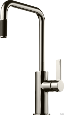 Kitchen faucet with pull-out spout ARM985 Brass Black Platinum