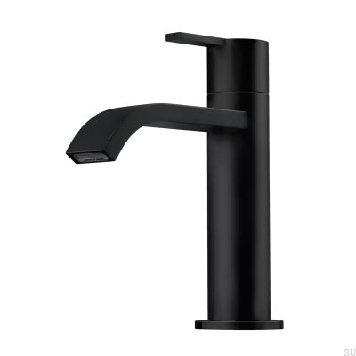 ART071 Brass Matte Black Washbasin Tap