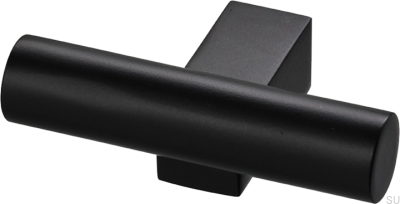 T-Bar Bar055 furniture knob, brass, matt black