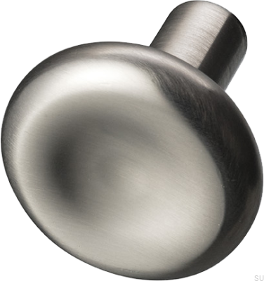 Bean 30 furniture knob, brass, brushed nickel