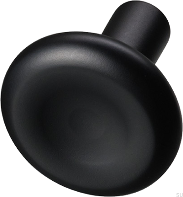 Bean 30 furniture knob, brass, matt black