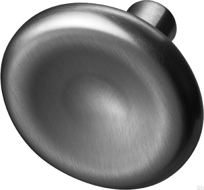 Bean 37 Furniture Knob Brass Black Chrome Brushed