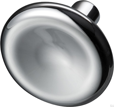 Bean 37 furniture knob, brass, silver, chrome