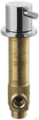 Dishwasher shut-off valve BI284 Brass Silver Chrome