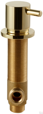 Dishwasher shut-off valve BI284 Polished Brass Unlacquered