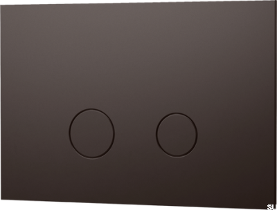 DUO112 TECE Brass Brown Flush Button