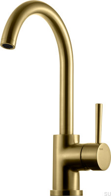 EVO180 Kitchen Faucet, Brass, Honey Gold, Brushed