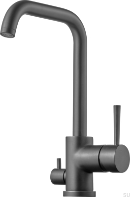 Kitchen faucet with dishwasher valve EVO984 Brass Graphite