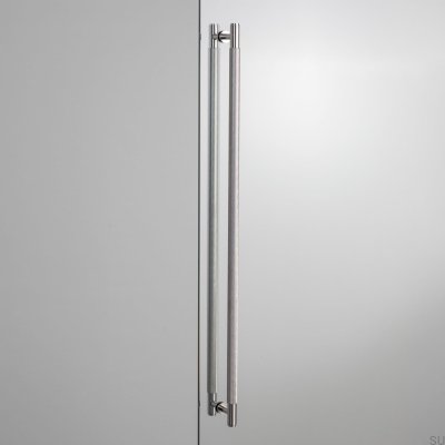 Closet Cross 724 Steel Silver Double-Sided Elongated Furniture Handle