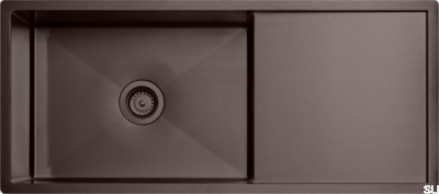 Kitchen sink 8140 Steel Brown PVD
