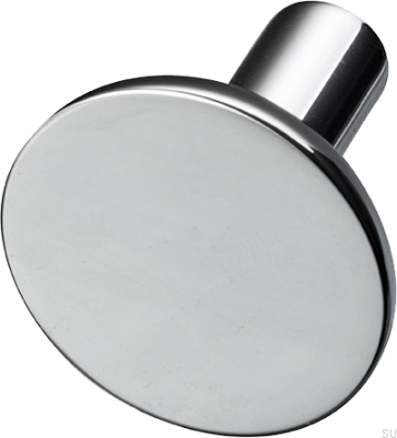 Pastille 30 furniture knob, brass, silver, chrome