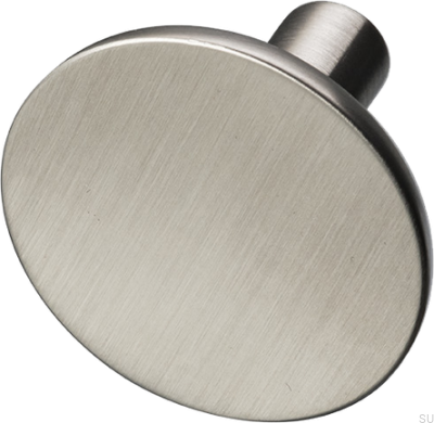 Pastille 37 furniture knob, brass, brushed nickel