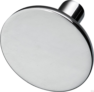 Pastille 37 furniture knob, brass, silver, chrome