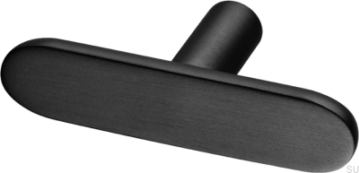 T-Bar Pastille 60 furniture knob, brass, matt black