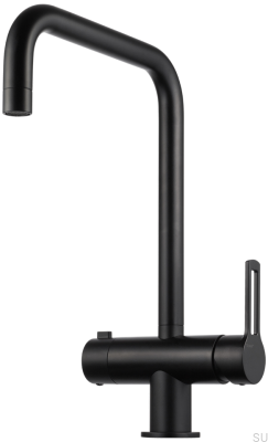 Kitchen faucet with dishwasher valve RIN984 Brass Matte Black