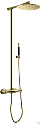 TVM300 Honey Gold Brass Shower Set