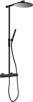 TVM300 Brass Matte Black Shower Set