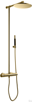 TVM300 shower set, polished brass, unpainted