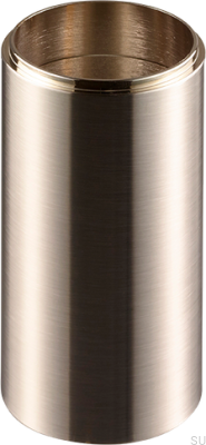 Extension for XPRO200 washbasin tap, brass, nickel-plated, brushed