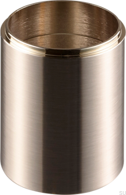 Extension for XPRO300 washbasin tap, brass, nickel-plated, brushed