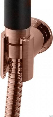 XSUP030 Brushed Copper Unlacquered Shower Head Holder