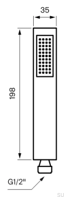 Shower head ZDOC068 Brass Silver Chrome