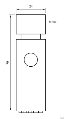 ZDOC098 Brass Silver Chrome Aerator