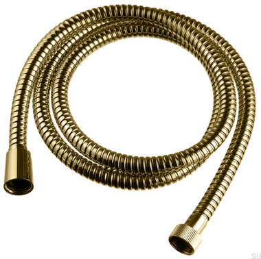ZFLO001 Polished Brass Shower Hose, Unvarnished