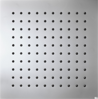 Square concealed rain shower head 200 ZSOF075 Brass Silver Chrome