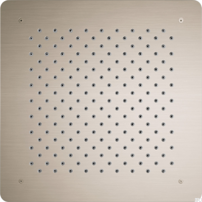 Square concealed rain shower head 400 ZSOF097 Brass Nickel-plated Brushed