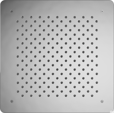 Square concealed rain shower head 400 ZSOF097 Brass Silver Chrome