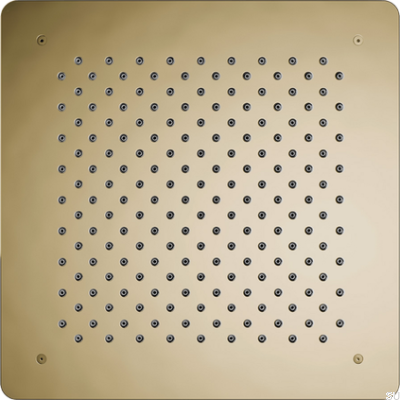 Concealed square rain shower head 400 ZSOF097 Brass Honey Gold