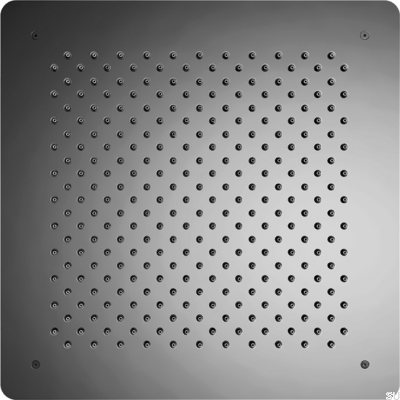 Square concealed rain shower head 500 ZSOF098 Brass Black Chrome