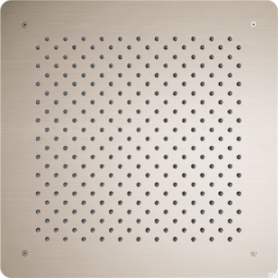 Square concealed rain shower head 500 ZSOF098 Brass Nickel-plated Brushed