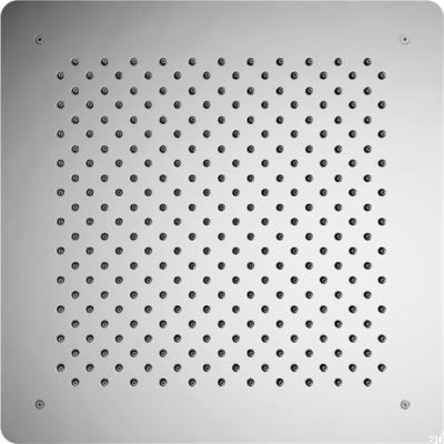 Square concealed rain shower head 500 ZSOF098 Brass Silver Chrome