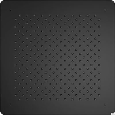 Square concealed rain shower head 500 ZSOF098 Brass Matte Black