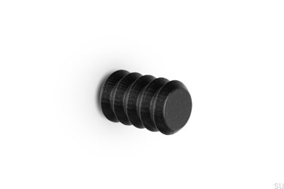 Pulse 28 Wooden Oak Wall Hanger Matte Black