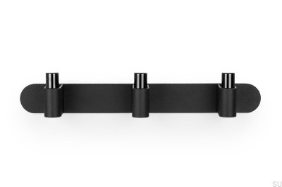 Casey Rack 340 Wall Hanger Aluminum Black Titanium Polished