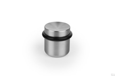 Luv 36 Floor Door Stopper Metal Brushed Nickel