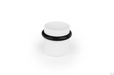 Luv 36 Floor Door Stopper Metal Matte White