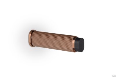 Brooklyn Wall 23 Aluminum Brushed Brown Wall Mounted Door Stopper