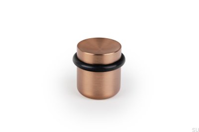 Luv 36 Floor Door Stopper Metal Brown Brushed