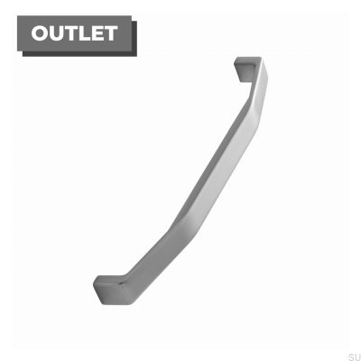 Cool 192 Metal Silver Elongated Furniture Handle