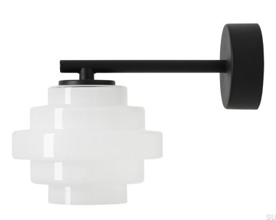 Filo Metal Black Wall Lamp (fi 14)
