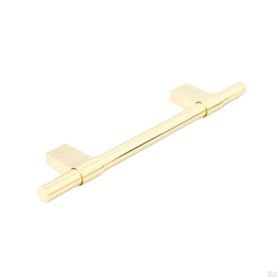 Line Big 208 furniture handle, Polished Brass, Unlacquered