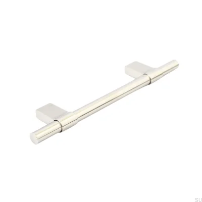 Line Big 208 Polished Steel Furniture Handle