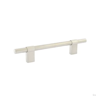 Line Big 208 Brushed Steel Furniture Handle