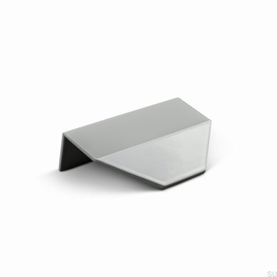 Modena 60 Metal Silk Grey Edge Furniture Handle