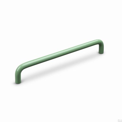 Barga 192 Metal Green Elongated Furniture Handle